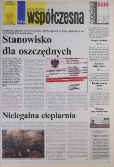 Gazeta Wsp&oacute;łczesna 1998, nr 82
