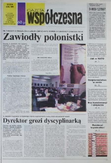 Gazeta Wsp&oacute;łczesna 1998, nr 86