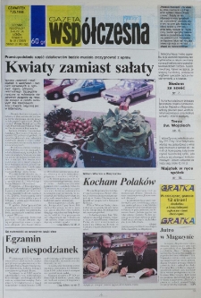 Gazeta Wsp&oacute;łczesna 1998, nr 87