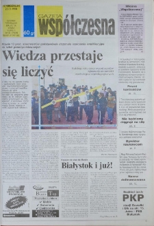 Gazeta Wsp&oacute;łczesna 1998, nr 99