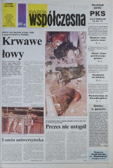 Gazeta Wsp&oacute;łczesna 1998, nr 100
