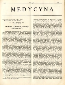 Medycyna 1933 R.7 nr 15