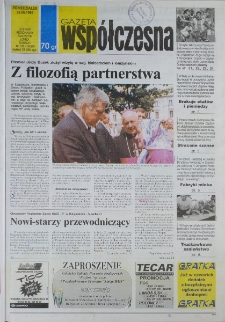 Gazeta Wsp&oacute;łczesna 1998, nr 123
