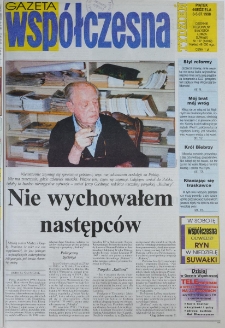Gazeta Wsp&oacute;łczesna 1998, nr 127