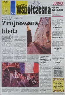 Gazeta Wsp&oacute;łczesna 1998, nr 134