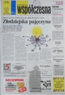 Gazeta Wsp&oacute;łczesna 1998, nr 135