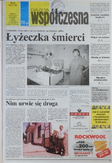 Gazeta Wsp&oacute;łczesna 1998, nr 140