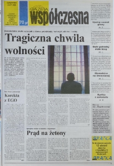 Gazeta Wsp&oacute;łczesna 1998, nr 141