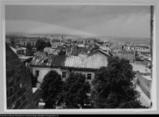 Łomża, katedra p.w. św. Michała Archanioła, widok z wieży na zachodnią część miasta