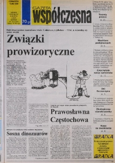 Gazeta Wsp&oacute;łczesna 1998, nr 156