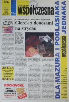 Gazeta Wsp&oacute;łczesna 1998, nr 165
