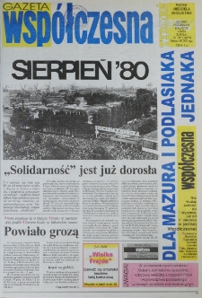Gazeta Wsp&oacute;łczesna 1998, nr 167