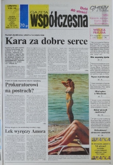 Gazeta Wsp&oacute;łczesna 1998, nr 176
