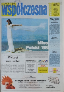 Gazeta Wsp&oacute;łczesna 1998, nr 182