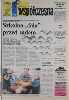 Gazeta Wsp&oacute;łczesna 1998, nr 189