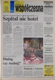 Gazeta Wsp&oacute;łczesna 1998, nr 190