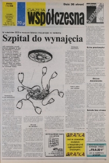 Gazeta Wsp&oacute;łczesna 1998, nr 195