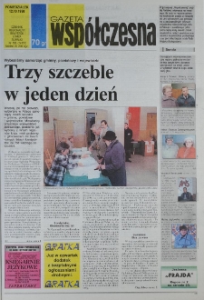 Gazeta Wsp&oacute;łczesna 1998, nr 198