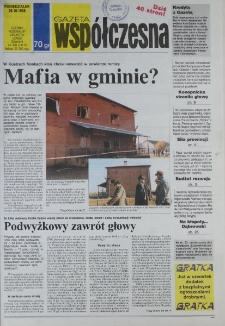 Gazeta Wsp&oacute;łczesna 1998, nr 208