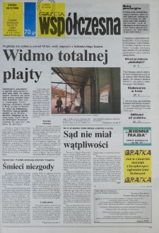 Gazeta Wsp&oacute;łczesna 1998, nr 210