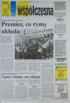Gazeta Wsp&oacute;łczesna 1998, nr 211