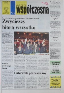 Gazeta Wsp&oacute;łczesna 1998, nr 218