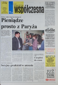 Gazeta Wsp&oacute;łczesna 1998, nr 228