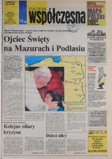 Gazeta Wsp&oacute;łczesna 1998, nr 240