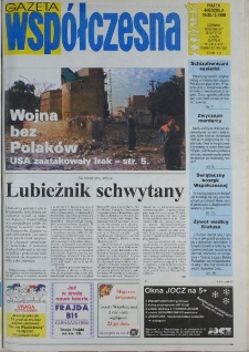 Gazeta Wsp&oacute;łczesna 1998, nr 246