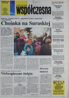 Gazeta Wsp&oacute;łczesna 1998, nr 250