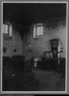 Kuźnica, synagoga, wnętrze