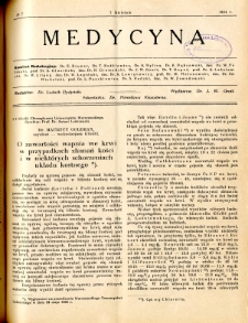 Medycyna 1934 R.8 nr 7