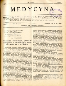 Medycyna 1934 R.8 nr 8