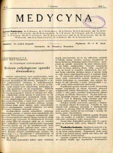 Medycyna 1934 R.8 nr 11