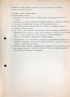 Protok&oacute;ł z narady Komisji Organizacji Pracy we Wsp&oacute;łczesnej Rodzinie w dniu 19 września 1975 r.