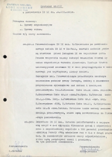 Protok&oacute;ł nr 7 z posiedzenia ZM LK z dnia 20 grudnia 1969 r.