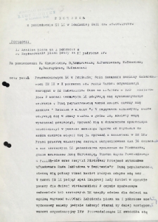 Protok&oacute;ł z posiedzenia ZM LK w Zduńskiej Woli dnia 28 sierpnia 1970 r.