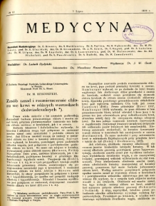 Medycyna 1934 R.8 nr 13