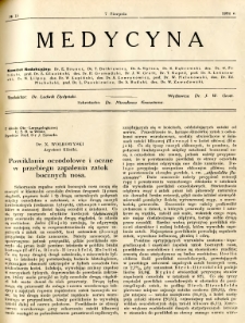 Medycyna 1934 R.8 nr 15