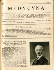 Medycyna 1934 R.8 nr 18