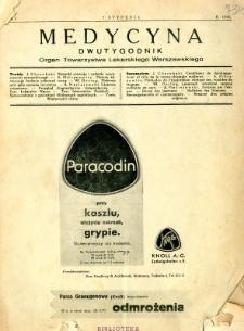 Medycyna 1935 R.9 nr 1