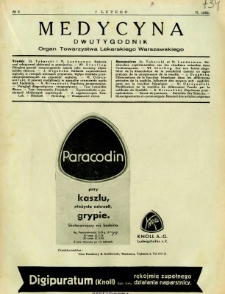 Medycyna 1935 R.9 nr 3
