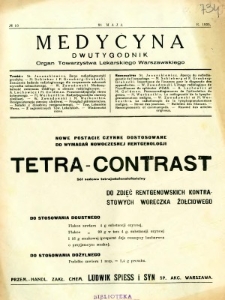 Medycyna 1935 R.9 nr 10
