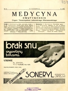 Medycyna 1935 R.9 nr 12