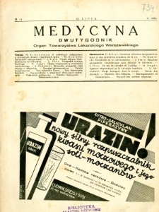 Medycyna 1935 R.9 nr 14