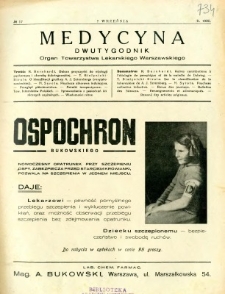 Medycyna 1935 R.9 nr 17