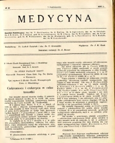 Medycyna 1936 R.10 nr 19