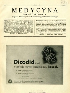 Medycyna 1937 R. 11 nr 3