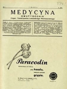Medycyna 1937 R. 11 nr 5