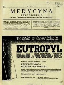 Medycyna 1937 R. 11 nr 7
